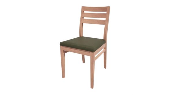 Bolero Bespoke Bolero Bespoke Marty A Side Chair in Olive/Beech HS355