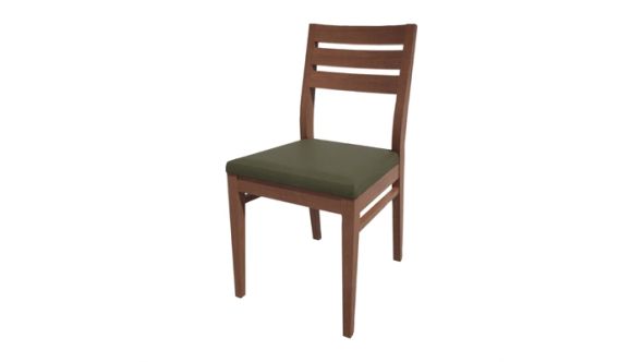 Bolero Bespoke Bolero Bespoke Marty A Side Chair in Olive/Walnut HS357
