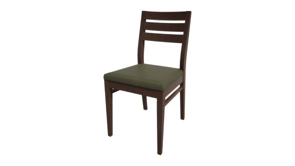 Bolero Bespoke Bolero Bespoke Marty A Side Chair in Olive/Wenge HS358