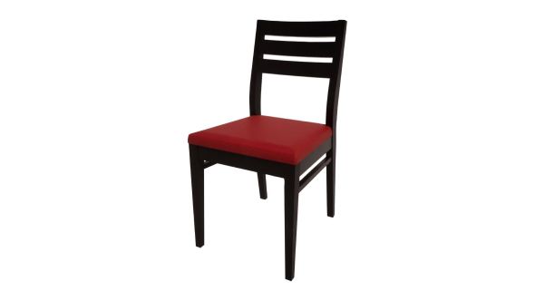 Bolero Bespoke Bolero Bespoke Marty A Side Chair in Red/Charcoal HS364