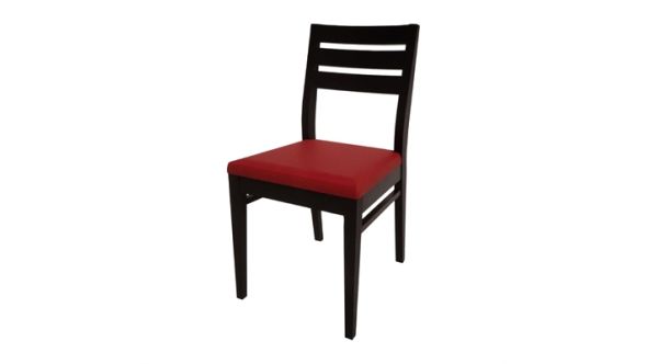 Bolero Bespoke Bolero Bespoke Marty A Side Chair in Red/Charcoal HS364