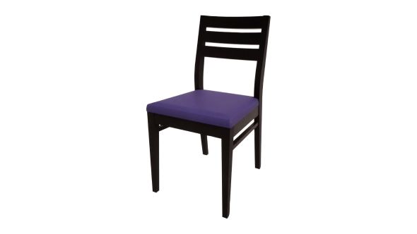 Bolero Bespoke Bolero Bespoke Marty A Side Chair in Blue/Charcoal HS369