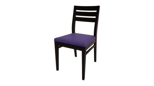 Bolero Bespoke Bolero Bespoke Marty A Side Chair in Blue/Charcoal HS369