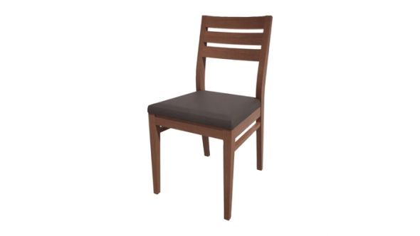 Bolero Bespoke Bolero Bespoke Marty A Side Chair in Anthracite/Walnut HS372