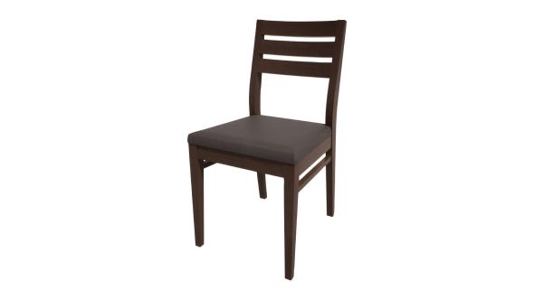Bolero Bespoke Bolero Bespoke Marty A Side Chair in Anthracite/Wenge HS373
