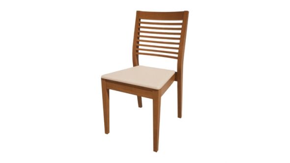 Bolero Bespoke Bolero Bespoke Marty B Stacking Chair in Cream/Oak HS376