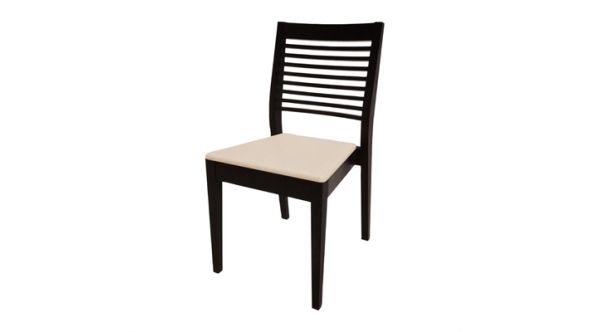 Bolero Bespoke Bolero Bespoke Marty B Stacking Chair in Cream/Charcoal HS379