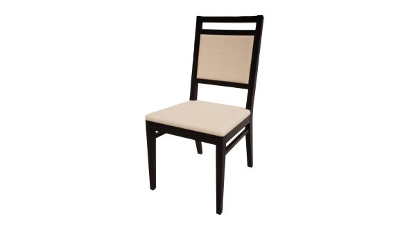Bolero Bespoke Bolero Bespoke Bia A Side Chair in Cream/Charcoal HS404