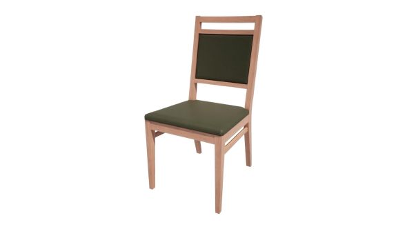 Bolero Bespoke Bolero Bespoke Bia A Side Chair in Olive/Beech HS405