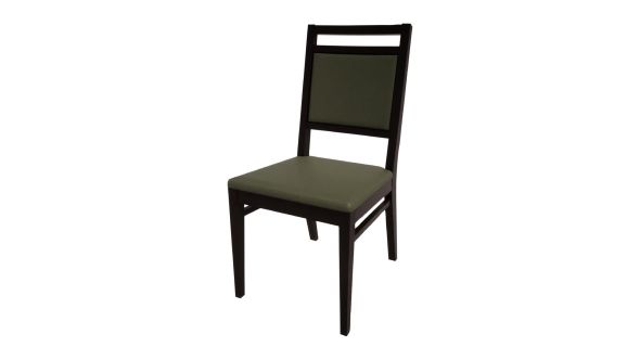 Bolero Bespoke Bolero Bespoke Bia A Side Chair in Olive/Charcoal HS409