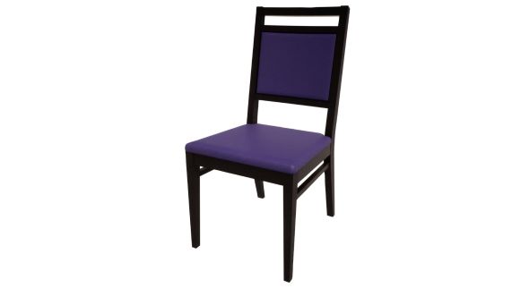 Bolero Bespoke Bolero Bespoke Bia A Side Chair in Blue/Charcoal HS419
