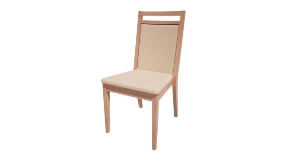 Bolero Bespoke Bolero Bespoke Bia B Stacking Chair in Cream/Beech HS425