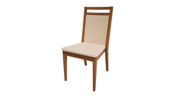 Bolero Bespoke Bolero Bespoke Bia B Stacking Chair in Cream/Oak HS426