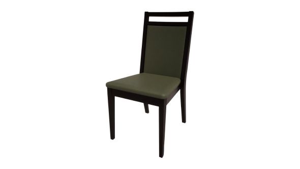 Bolero Bespoke Bolero Bespoke Bia B Stacking Chair in Olive/Charcoal HS434