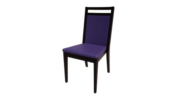 Bolero Bespoke Bolero Bespoke Bia B Stacking Chair in Blue/Charcoal HS444