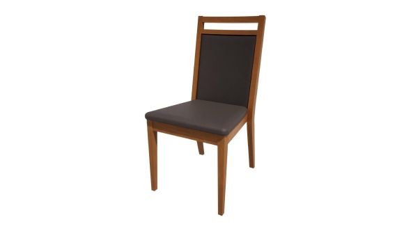 Bolero Bespoke Bolero Bespoke Bia B Stacking Chair in Anthracite/Oak HS446