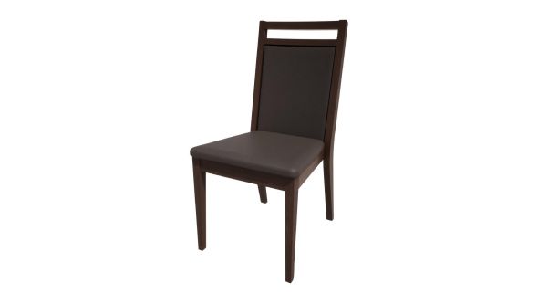 Bolero Bespoke Bolero Bespoke Bia B Stacking Chair in Anthracite/Wenge HS448