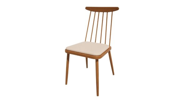 Bolero Bespoke Bolero Bespoke Frank Side Chair Cream/Oak HS451