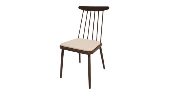 Bolero Bespoke Bolero Bespoke Frank Side Chair Cream/Wenge HS453