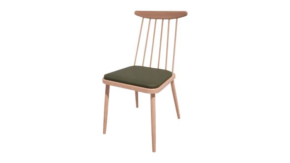 Bolero Bespoke Bolero Bespoke Frank Side Chair Olive/Beech HS455
