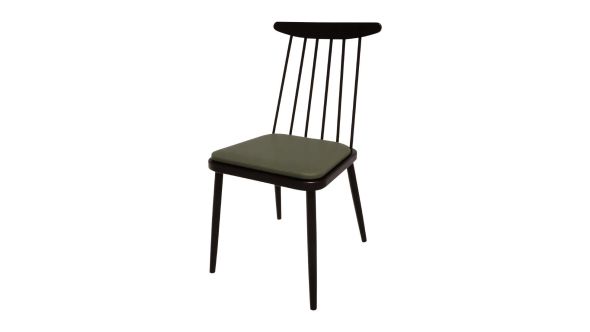Bolero Bespoke Bolero Bespoke Frank Side Chair Olive/Charcoal HS459