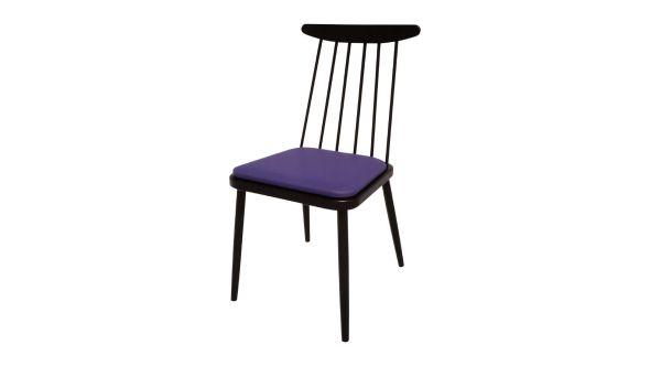 Bolero Bespoke Bolero Bespoke Frank Side Chair Blue/Charcoal HS469