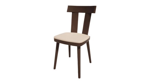 Bolero Bespoke Bolero Bespoke Bamba Side Chair Cream/Wenge HS478