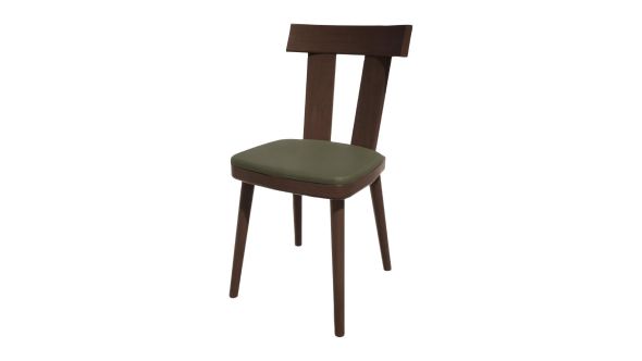 Bolero Bespoke Bolero Bespoke Bamba Side Chair Olive/Wenge HS483