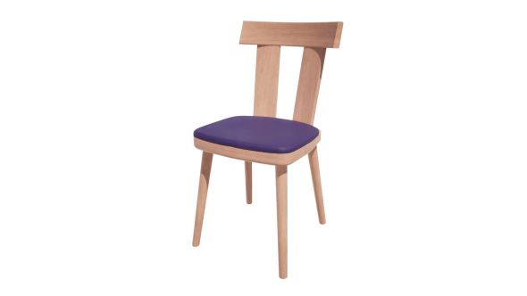 Bolero Bespoke Bolero Bespoke Bamba Side Chair Blue/Beech HS490