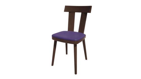 Bolero Bespoke Bolero Bespoke Bamba Side Chair Blue/Wenge HS493