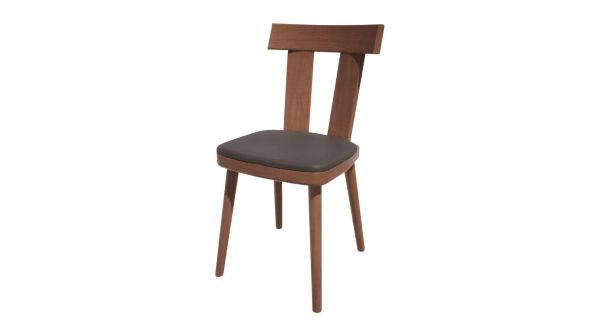 Bolero Bespoke Bolero Bespoke Bamba Side Chair Anthracite/Walnut HS497