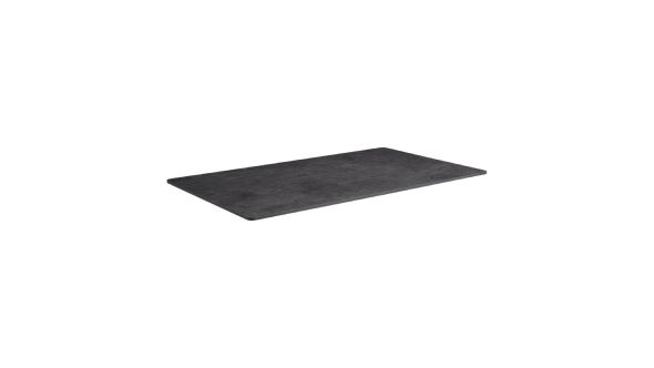 Everyday Extrema Rectangular Metallic Anthracite Table Top 1190x690mm HS675