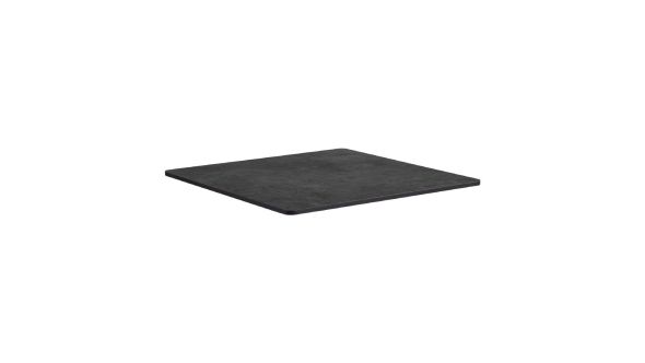 Everyday Extrema Square Metallic Anthracite Table Top 600x600mm HS676
