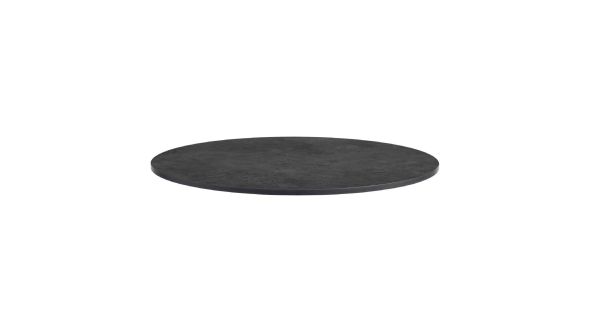 Everyday Extrema Round Metallic Anthracite Table Top 690mm HS677