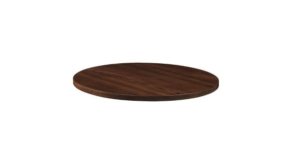 Everyday Solid Ash Dark Walnut Round Table Top 750mm HS773