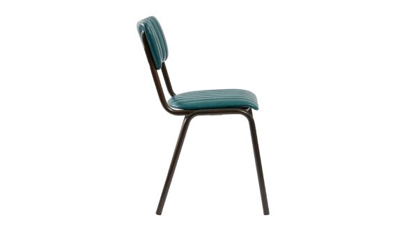 Everyday Tavo Stacking Side Chairs Vintage Teal (2 Pack) HS800
