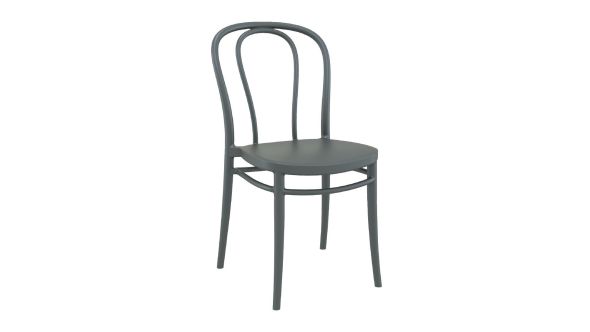 Everyday Victor Side Chairs Dark Grey (2 Pack) HS802