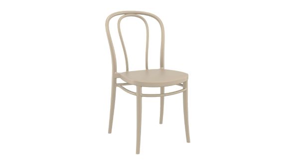 Everyday Victor Side Chairs Taupe (2 Pack) HS804