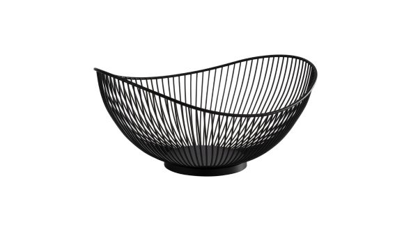 APS Svart Black Mesh Basket 295x255x135mm 30424