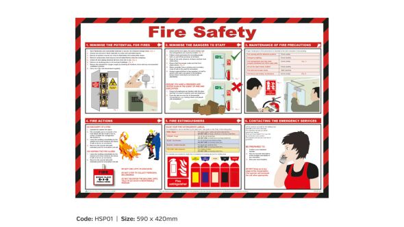 Fire Safety Poster - HSP01