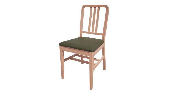 Bolero Bespoke Bolero Bespoke Vicky Side Chair in Olive/Beech HT905