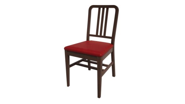 Bolero Bespoke Bolero Bespoke Vicky Side Chair in Red/Wenge HT913