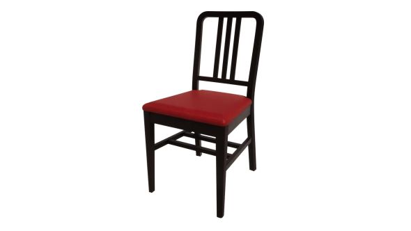 Bolero Bespoke Bolero Bespoke Vicky Side Chair in Red/Charcoal HT914