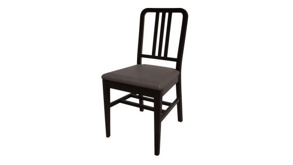 Bolero Bespoke Bolero Bespoke Vicky Side Chair in Anthracite/Charcoal HT924