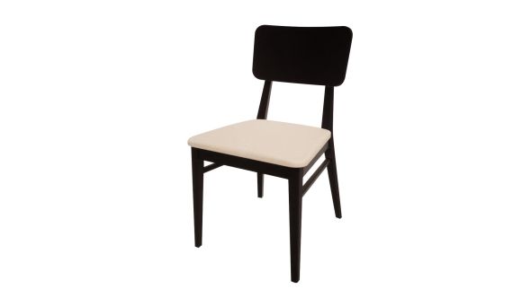 Bolero Bespoke Bolero Bespoke Brenda Side Chair in Cream/Charcoal HT929