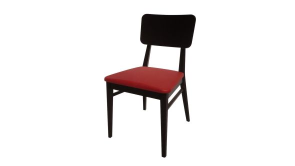 Bolero Bespoke Bolero Bespoke Brenda Side Chair in Red/Charcoal HT939