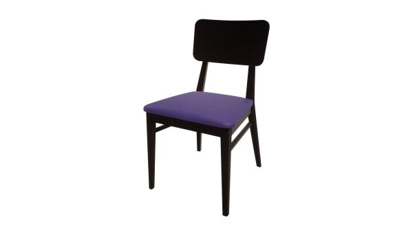 Bolero Bespoke Bolero Bespoke Brenda Side Chair in Blue/Charcoal HT944