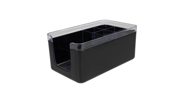 Olympia Kristallon Bar Caddy Black ABS P-BC-6-BLK