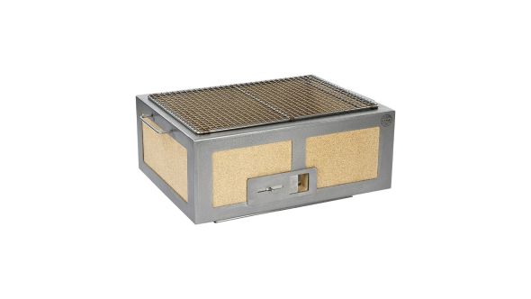 Kasai Medium Wide Konro Grill with Stainless Steel Frame SVT-16026