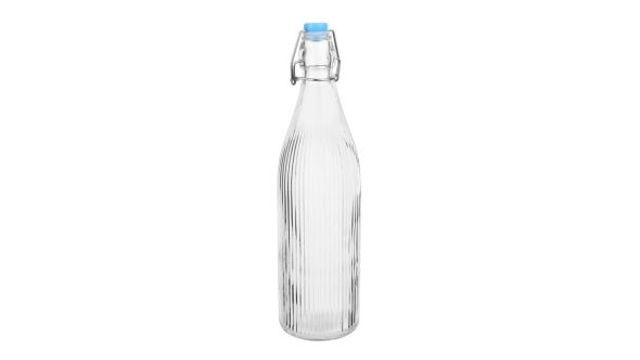 Olympia Ridged Swing Top Water Bottles 1Ltr (6 Pack) GZ00013-2